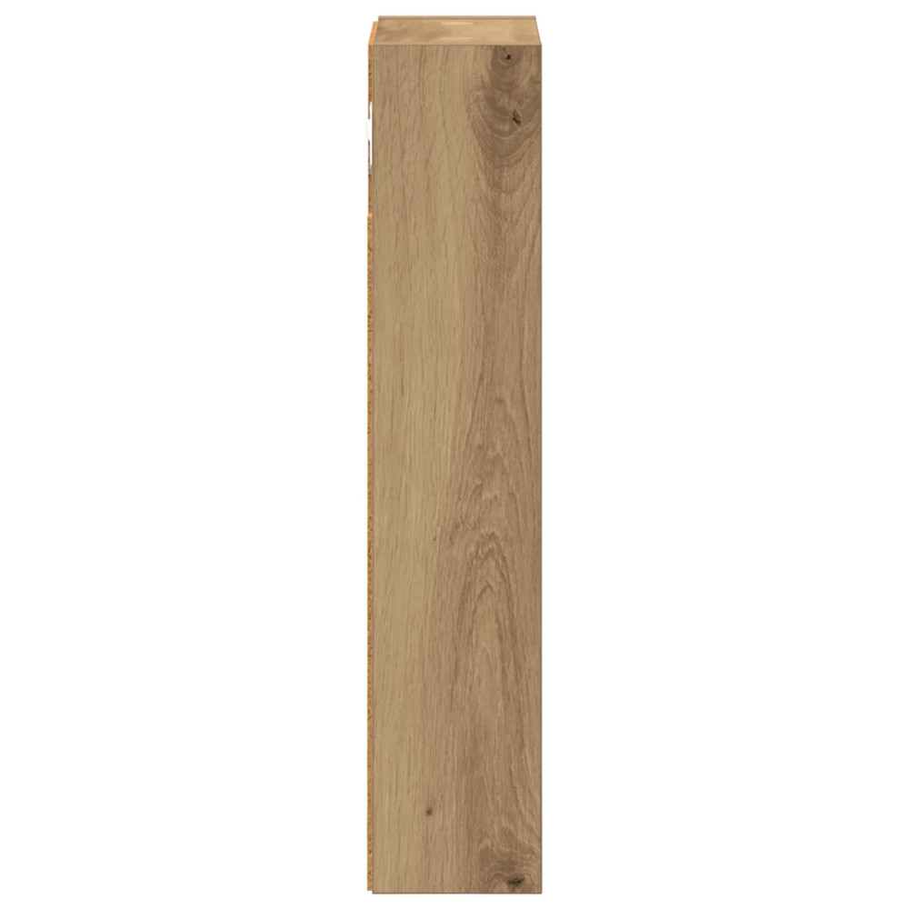 Produktbild för Badrumsväggskåp Artisan Ek 20 x 10 x 50 cm Konstruerat trä