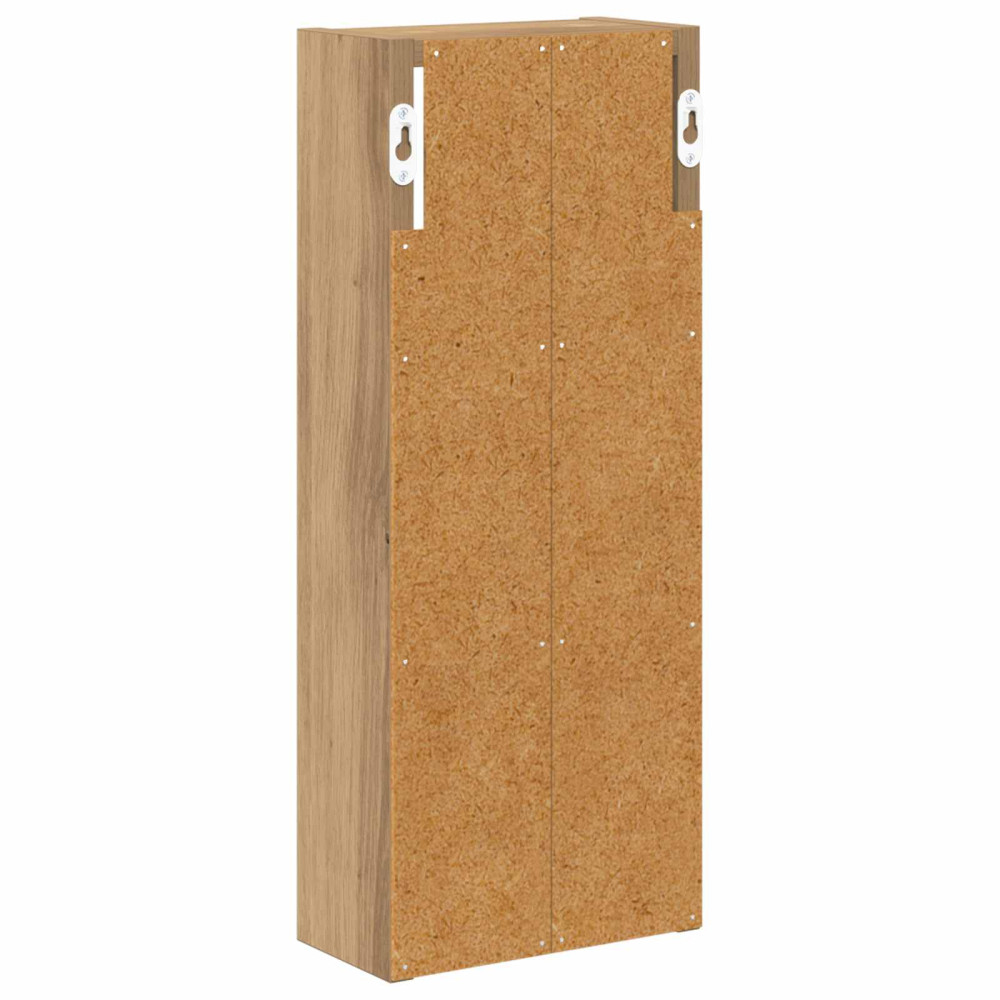 Produktbild för Badrumsväggskåp Artisan Ek 20 x 10 x 50 cm Konstruerat trä