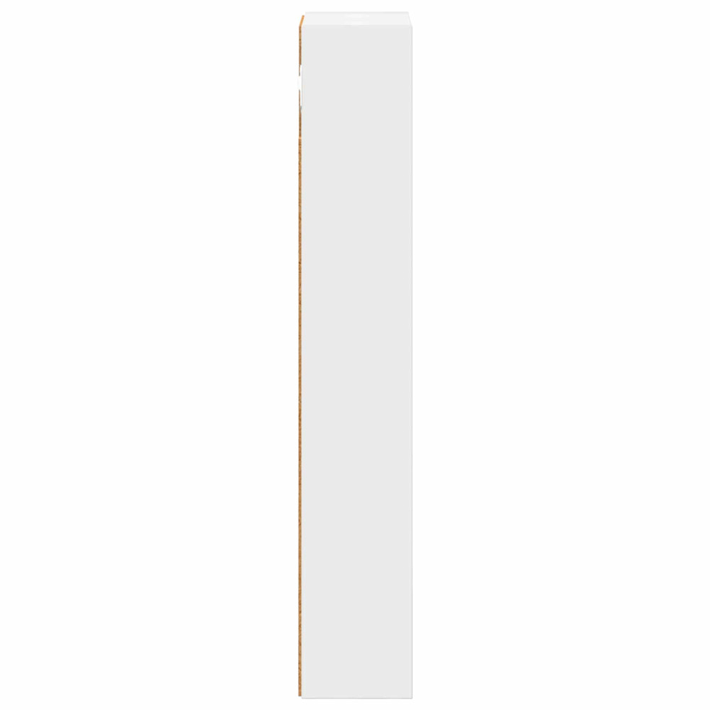 Produktbild för Badrumsväggskåp med hylla Vit 20 x 10 x 60,5 cm Konstruerat trä