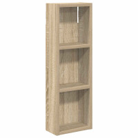 Produktbild för Badrumsväggskåp Sonoma-ek 20 x 10 x 60,5 cm Konstruerat trä