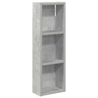 Produktbild för Badrumsväggskåp BetongGrå 20 x 10 x 60,5 cm Konstruerat trä
