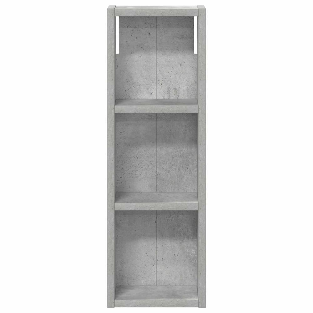 Produktbild för Badrumsväggskåp BetongGrå 20 x 10 x 60,5 cm Konstruerat trä