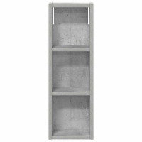 Produktbild för Badrumsväggskåp BetongGrå 20 x 10 x 60,5 cm Konstruerat trä