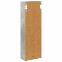 Produktbild för Badrumsväggskåp BetongGrå 20 x 10 x 60,5 cm Konstruerat trä