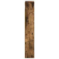 Produktbild för Badrumsväggskåp Rökt Ek 20 x 10 x 60,5 cm Konstruerat trä