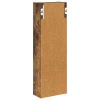 Produktbild för Badrumsväggskåp Rökt Ek 20 x 10 x 60,5 cm Konstruerat trä