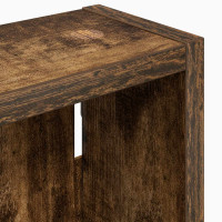 Produktbild för Badrumsväggskåp Rökt Ek 20 x 10 x 60,5 cm Konstruerat trä