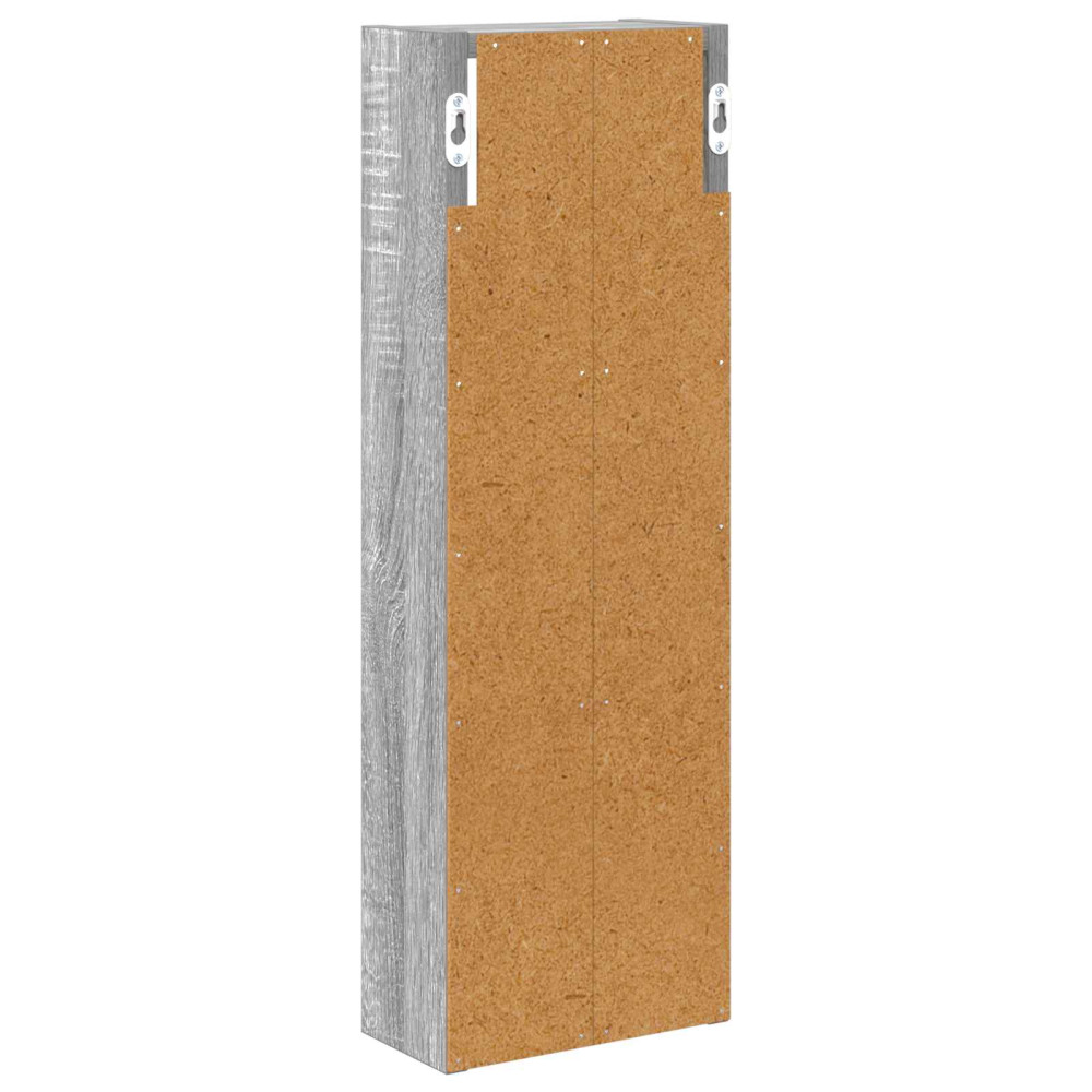Produktbild för Badrumsväggskåp Grå Sonoma 20 x 10 x 60,5 cm Konstruerat trä