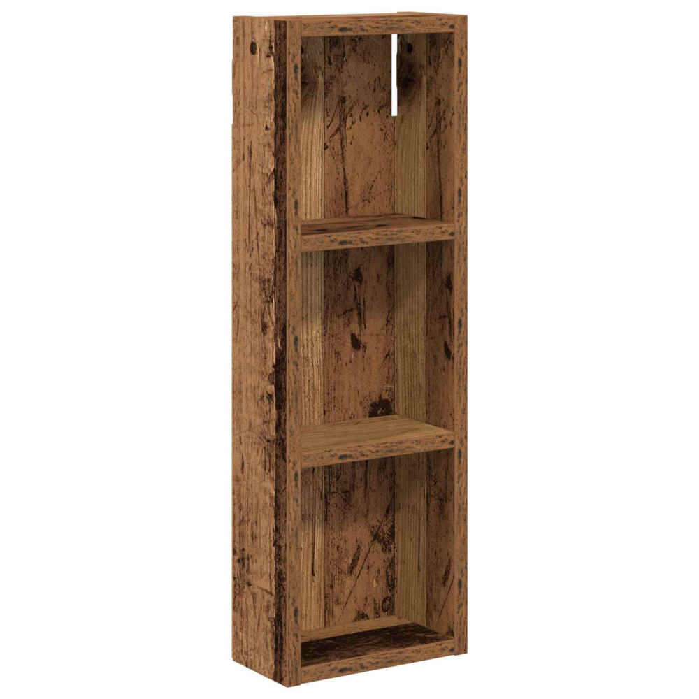 Produktbild för Badrumsväggskåp Gammalt trä 20 x 10 x 60,5 cm Konstruerat trä