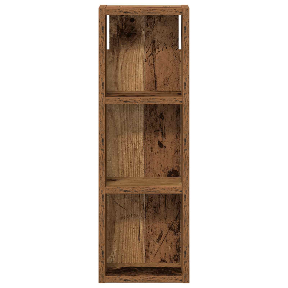 Produktbild för Badrumsväggskåp Gammalt trä 20 x 10 x 60,5 cm Konstruerat trä