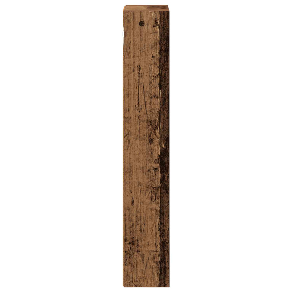 Produktbild för Badrumsväggskåp Gammalt trä 20 x 10 x 60,5 cm Konstruerat trä