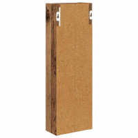 Produktbild för Badrumsväggskåp Gammalt trä 20 x 10 x 60,5 cm Konstruerat trä