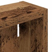 Produktbild för Badrumsväggskåp Gammalt trä 20 x 10 x 60,5 cm Konstruerat trä