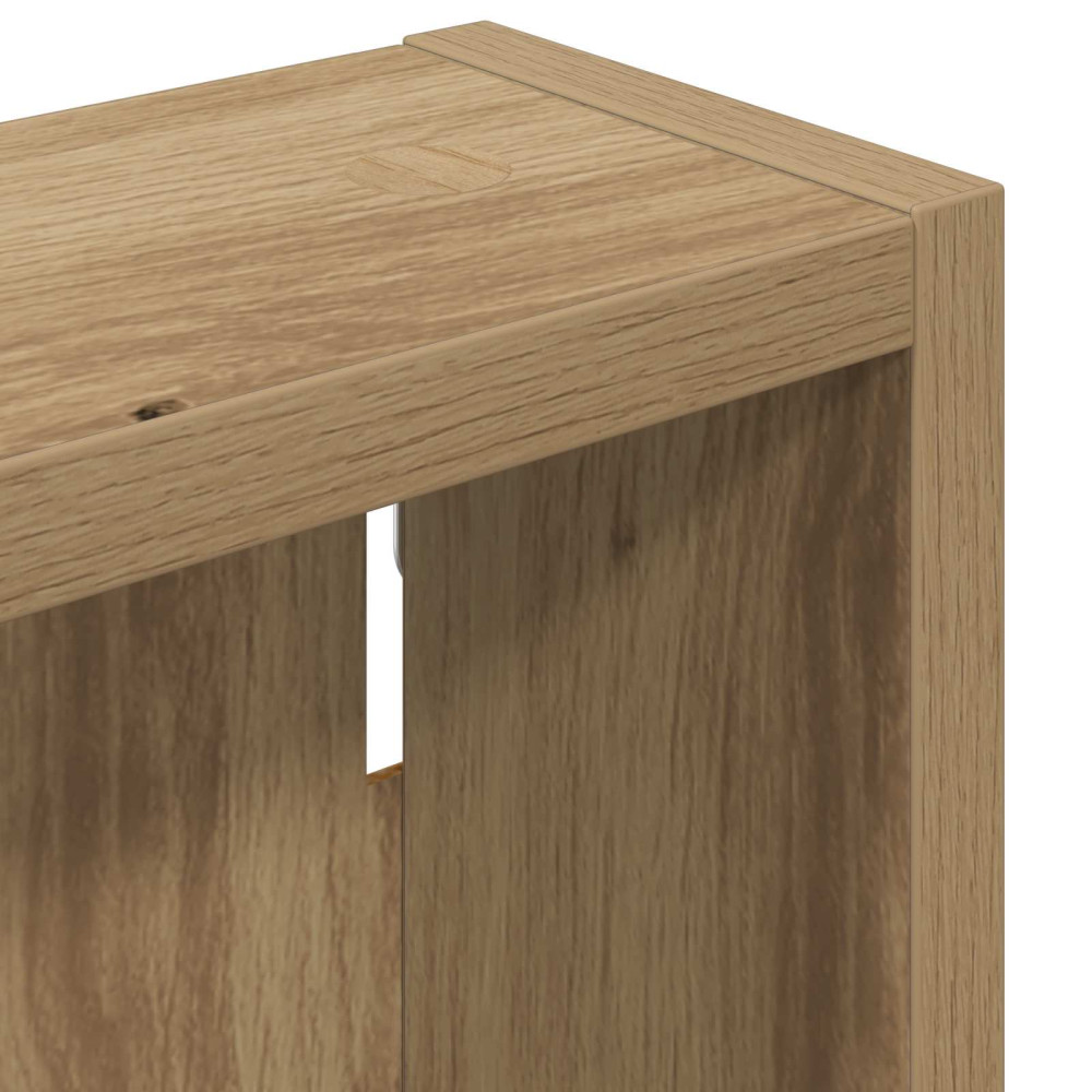 Produktbild för Badrumsväggskåp Artisan Ek 20 x 10 x 60,5 cm Konstruerat trä