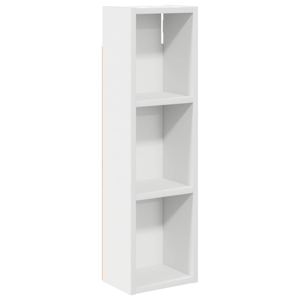 Produktbild för Badrumsväggskåp med hylla Vit 20 x 14 x 70 cm Konstruerat trä