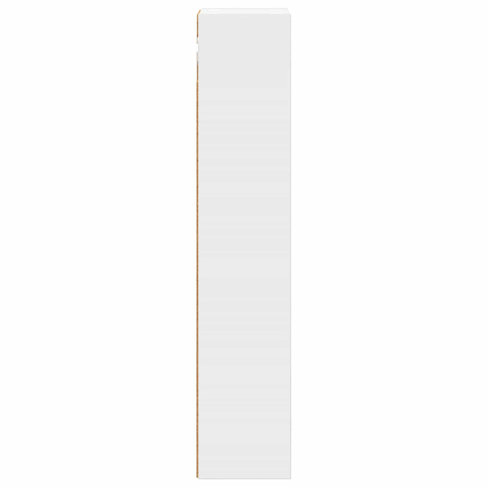Produktbild för Badrumsväggskåp med hylla Vit 20 x 14 x 70 cm Konstruerat trä
