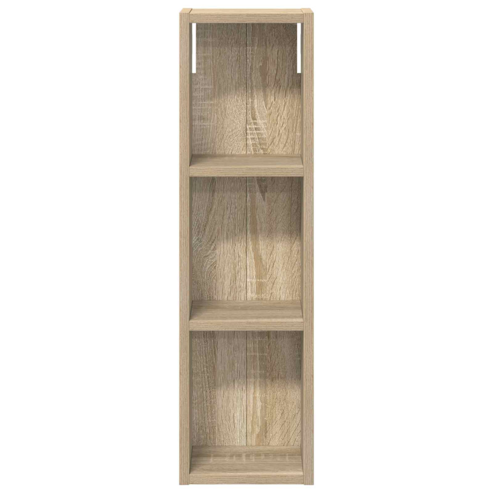 Produktbild för Badrumsväggskåp Sonoma-ek 20 x 14 x 70 cm Konstruerat trä