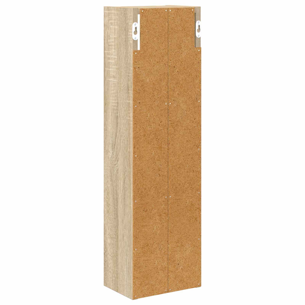 Produktbild för Badrumsväggskåp Sonoma-ek 20 x 14 x 70 cm Konstruerat trä