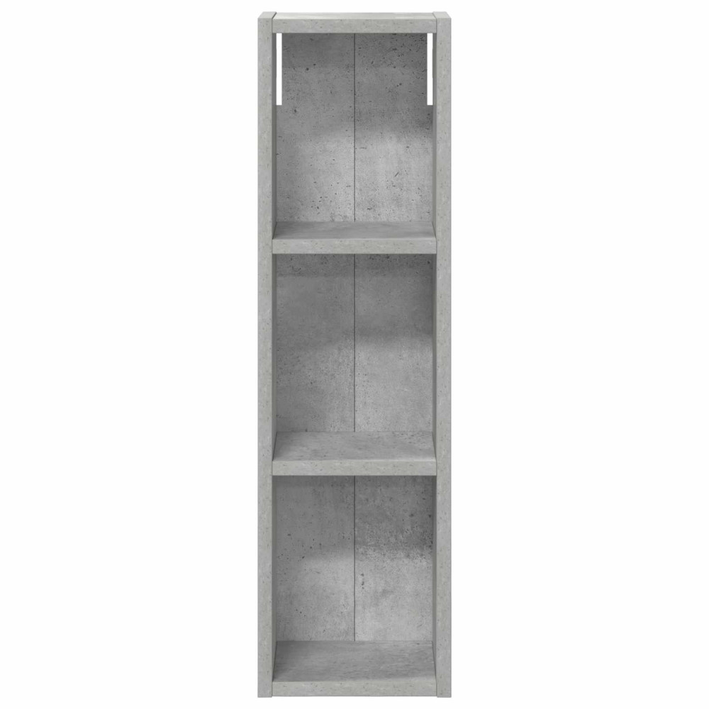 Produktbild för Badrumsväggskåp BetongGrå 20 x 14 x 70 cm Konstruerat trä