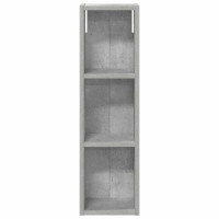 Produktbild för Badrumsväggskåp BetongGrå 20 x 14 x 70 cm Konstruerat trä
