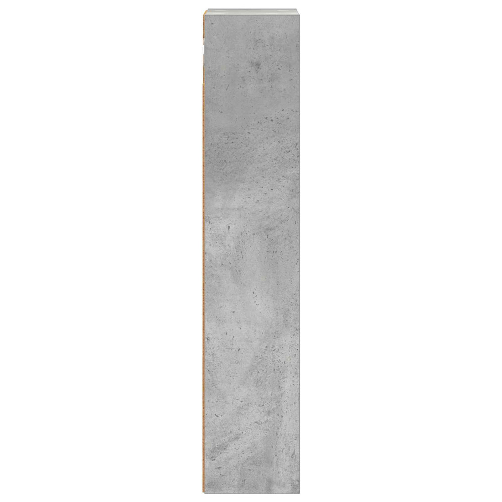 Produktbild för Badrumsväggskåp BetongGrå 20 x 14 x 70 cm Konstruerat trä