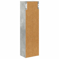 Produktbild för Badrumsväggskåp BetongGrå 20 x 14 x 70 cm Konstruerat trä