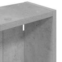 Produktbild för Badrumsväggskåp BetongGrå 20 x 14 x 70 cm Konstruerat trä