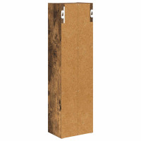 Produktbild för Badrumsväggskåp Rökt Ek 20 x 14 x 70 cm Konstruerat trä
