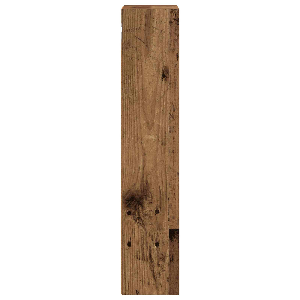 Produktbild för Badrumsväggskåp Gammalt trä 20 x 14 x 70 cm Konstruerat trä