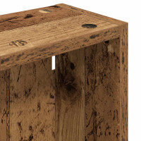 Produktbild för Badrumsväggskåp Gammalt trä 20 x 14 x 70 cm Konstruerat trä