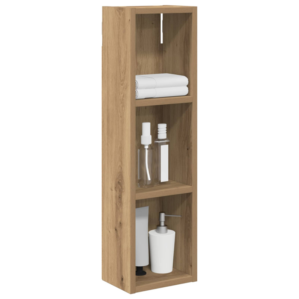 Produktbild för Badrumsväggskåp Artisan Ek 20 x 14 x 70 cm Konstruerat trä