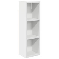 Produktbild för Badrumsväggskåp med hylla Vit 20 x 16 x 62,5 cm Konstruerat trä