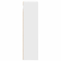 Produktbild för Badrumsväggskåp med hylla Vit 20 x 16 x 62,5 cm Konstruerat trä