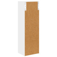 Produktbild för Badrumsväggskåp med hylla Vit 20 x 16 x 62,5 cm Konstruerat trä