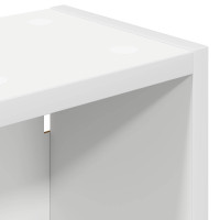 Produktbild för Badrumsväggskåp med hylla Vit 20 x 16 x 62,5 cm Konstruerat trä