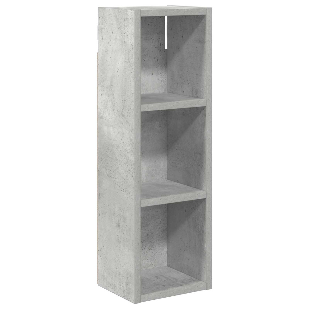 Produktbild för Badrumsväggskåp BetongGrå 20 x 16 x 62,5 cm Konstruerat trä