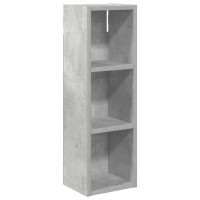 Produktbild för Badrumsväggskåp BetongGrå 20 x 16 x 62,5 cm Konstruerat trä