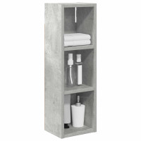 Produktbild för Badrumsväggskåp BetongGrå 20 x 16 x 62,5 cm Konstruerat trä