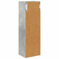 Produktbild för Badrumsväggskåp BetongGrå 20 x 16 x 62,5 cm Konstruerat trä