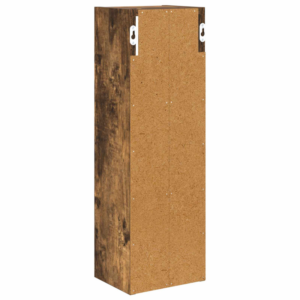 Produktbild för Badrumsväggskåp Rökt Ek 20 x 16 x 62,5 cm Konstruerat trä