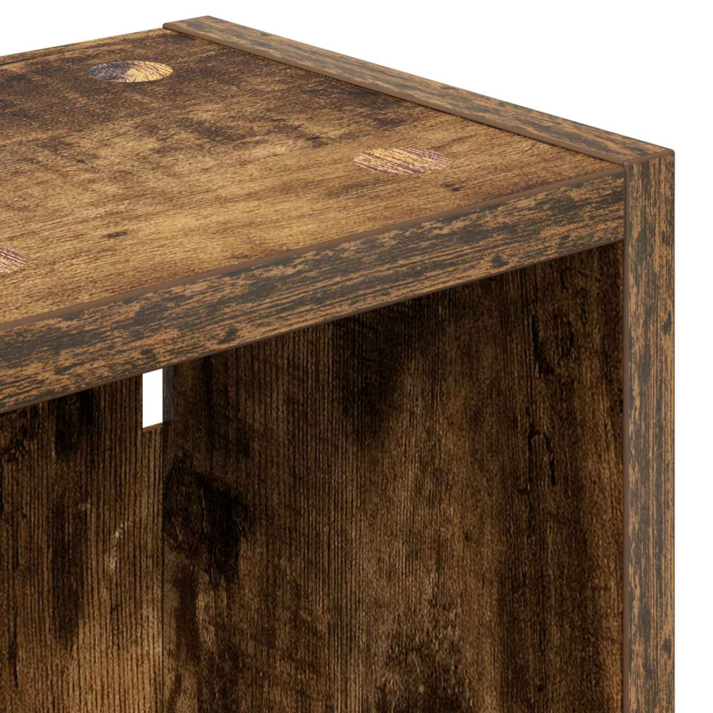 Produktbild för Badrumsväggskåp Rökt Ek 20 x 16 x 62,5 cm Konstruerat trä