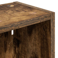 Produktbild för Badrumsväggskåp Rökt Ek 20 x 16 x 62,5 cm Konstruerat trä