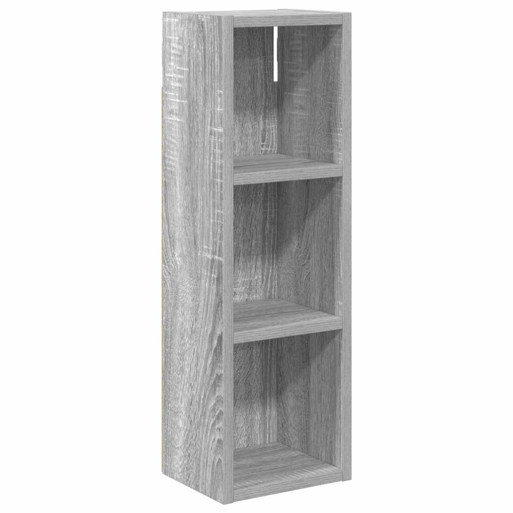 Produktbild för Badrumsväggskåp Grå Sonoma 20 x 16 x 62,5 cm Konstruerat trä
