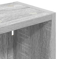 Produktbild för Badrumsväggskåp Grå Sonoma 20 x 16 x 62,5 cm Konstruerat trä