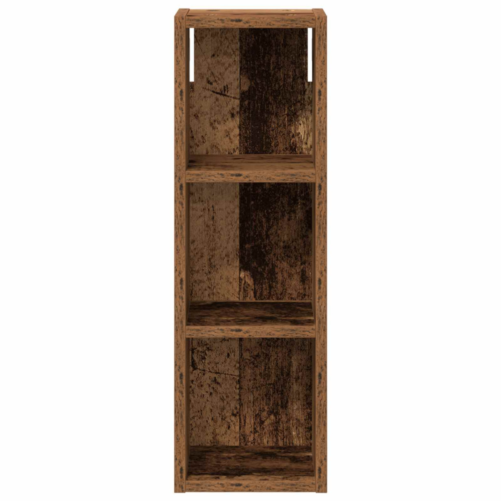Produktbild för Badrumsväggskåp Gammalt trä 20 x 16 x 62,5 cm Konstruerat trä