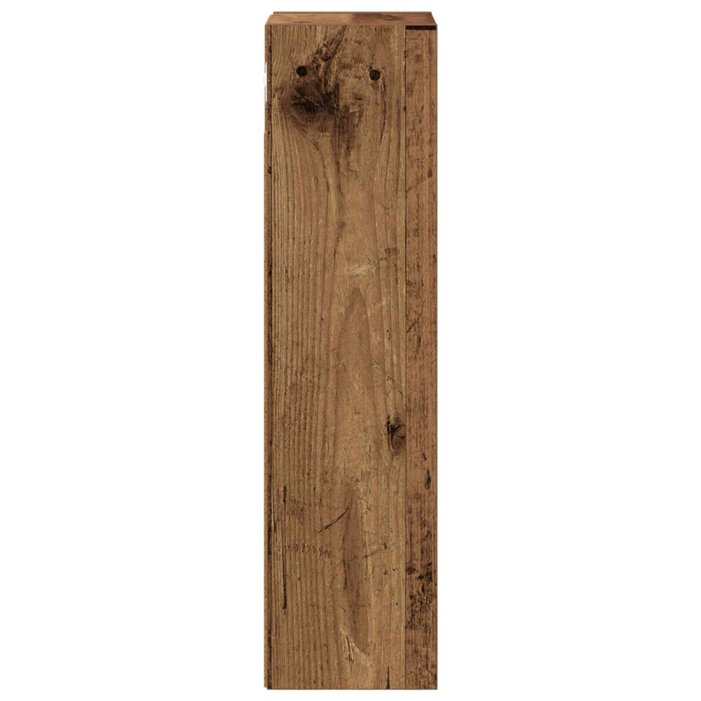 Produktbild för Badrumsväggskåp Gammalt trä 20 x 16 x 62,5 cm Konstruerat trä