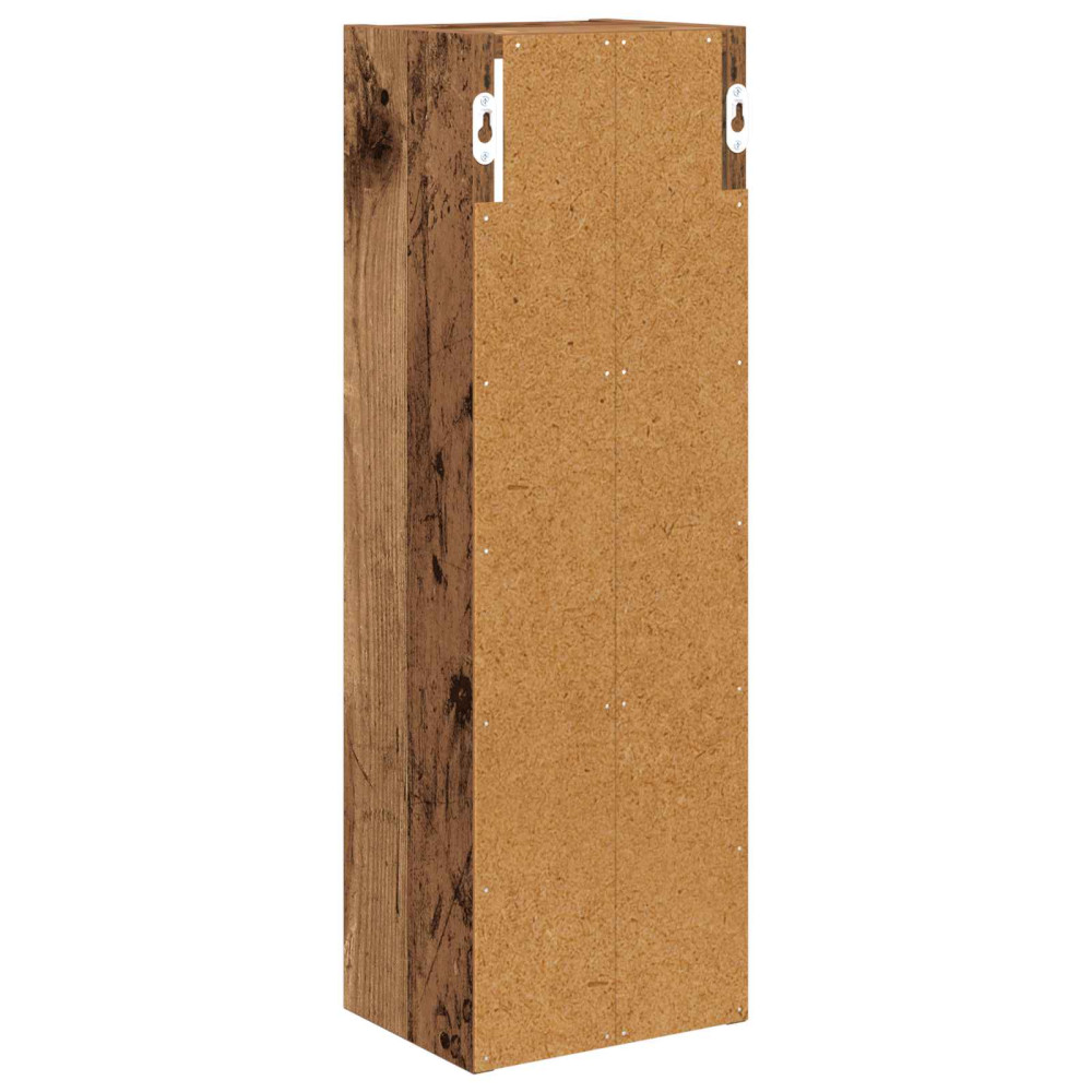 Produktbild för Badrumsväggskåp Gammalt trä 20 x 16 x 62,5 cm Konstruerat trä