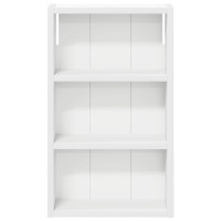 Produktbild för Badrumsväggskåp med hylla Vit 30 x 10 x 50 cm Konstruerat trä