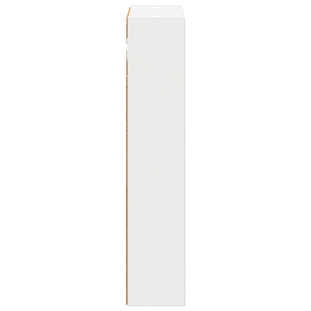 Produktbild för Badrumsväggskåp med hylla Vit 30 x 10 x 50 cm Konstruerat trä