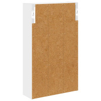 Produktbild för Badrumsväggskåp med hylla Vit 30 x 10 x 50 cm Konstruerat trä